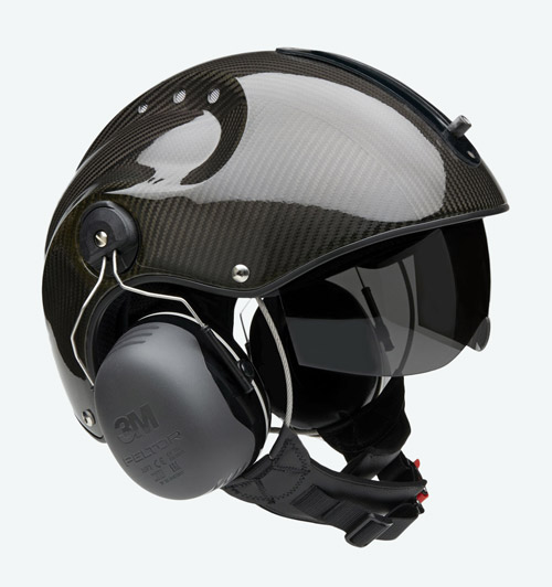 Capacete Icaro Pro Copter - Carbon Optic - Paramotor e Ultraleve