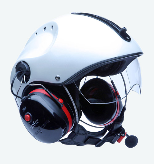 Capacete Icaro Pro Copter - Pearl White - Paramotor e Ultraleve