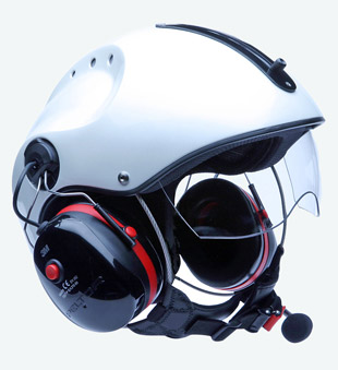 Capacete Icaro Pro Copter - Pearl White - Paramotor e Ultraleve