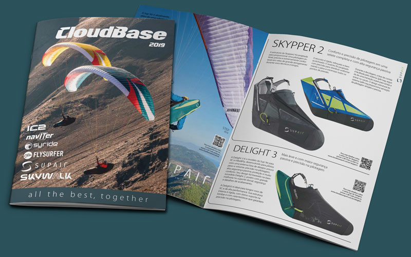 Catálogo Cloudbase 2019 - Voo livre e Kitesurf