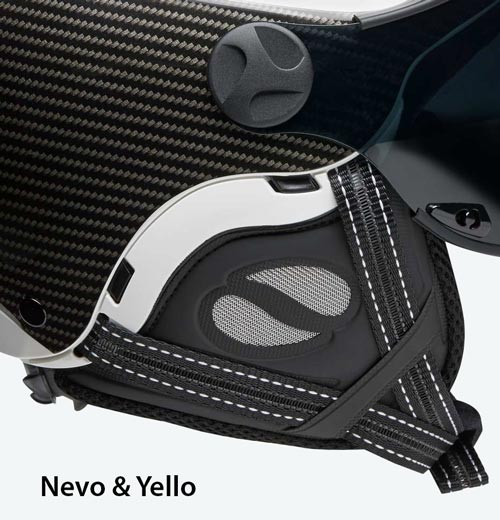 Proteção de orelha dos modelos Nevo e Yello