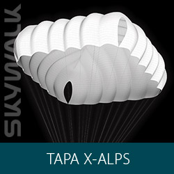 Paraquedas reserva quadrado Skywalk Tapa X-Alps