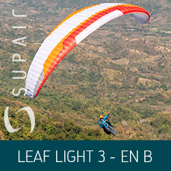 Parapente SupAir LEAF lLIGHT 3 - EN-B